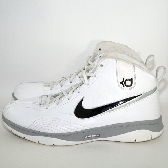2009 Nike KD 1 White Black OG Kevin Durant Sneaker Mens US 13 344472-103 - Picture 1 of 14